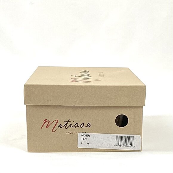 Matisse Mixer  Tan Double Suede Leather Band Slide Sandal, 9 - Picture 9 of 9